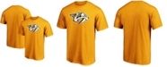 Fanatics Men's Gold Nashville Predators Team Primary Logo T-shirt